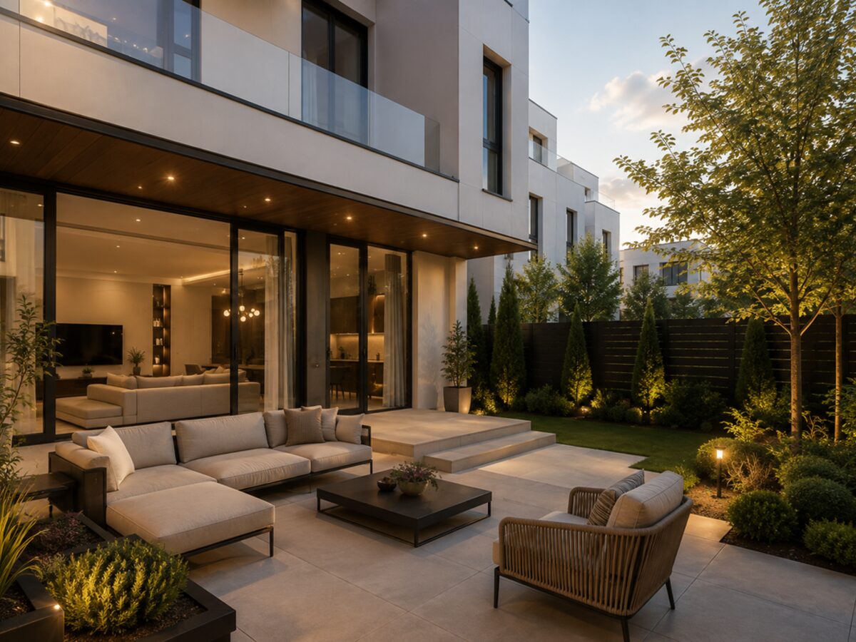 MTM Luxury Villas — conceptual presentation image of private outdoor living space